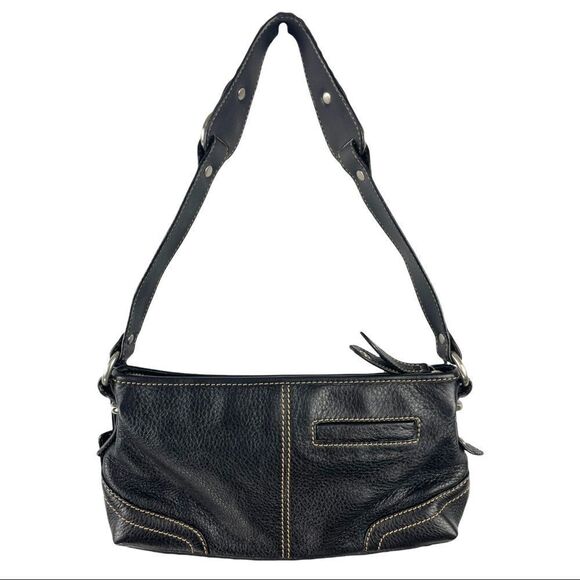 THE SAK Dark Brown Leather Baguette Bag - Picture 2 of 9